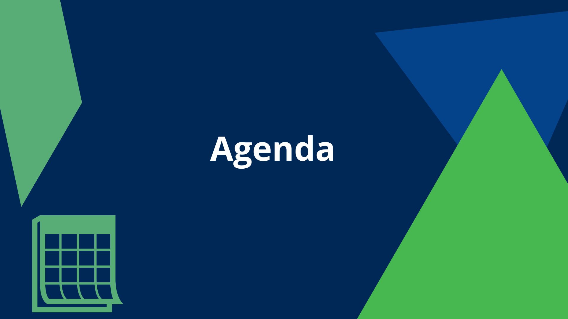 Agenda présidente